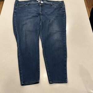 Lane Bryant Dark Blue Skinny Jeans